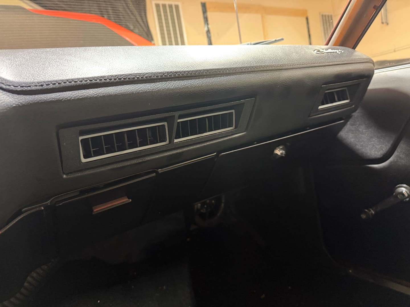 Customer photo review of 1970-74 Dodge Challenger Plymouth Barracuda Center And Passenger Dash Vent Combo