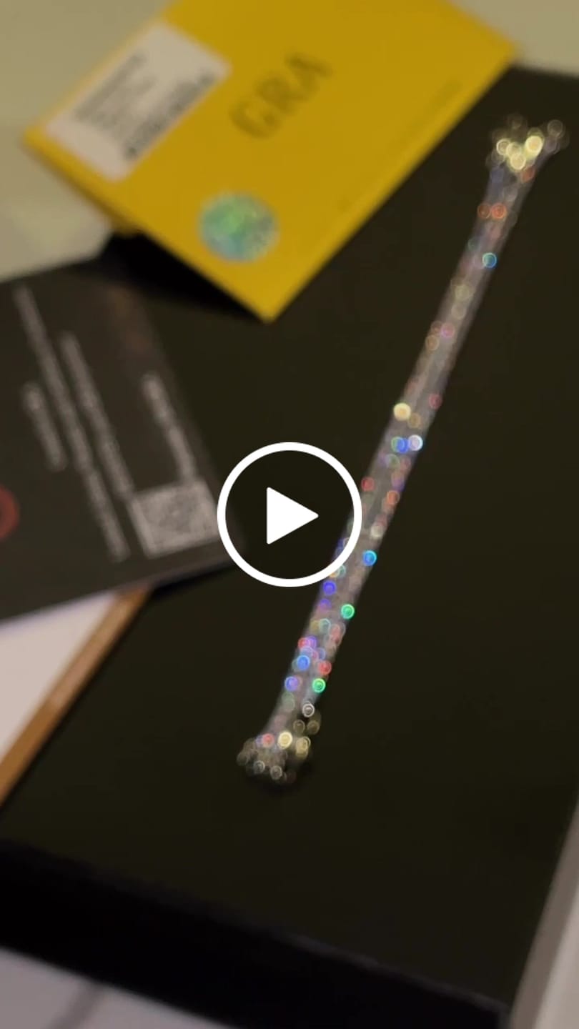 Customer video review of Moissanite Micro Tennis Bracelet - 925 Silver - D Colour - VVS1