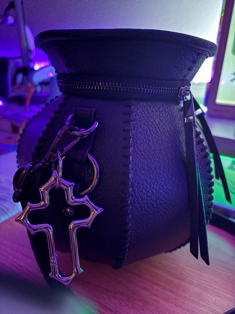 Customer photo review of Cottage Witch Cauldron Crossbody Bag