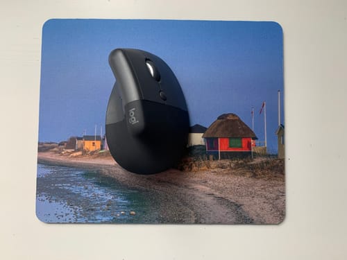 Kundenbewertung mit Foto zu Photo Gift Mousepad – Personalized Mousepad with Picture – Gift for Men & Women – 23 x 19 cm – Non-Slip