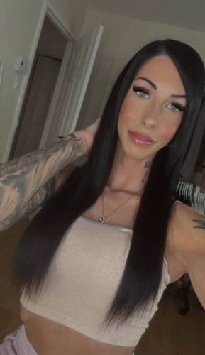 Customer photo review of Riviera | Green Colored Contact Lenses
