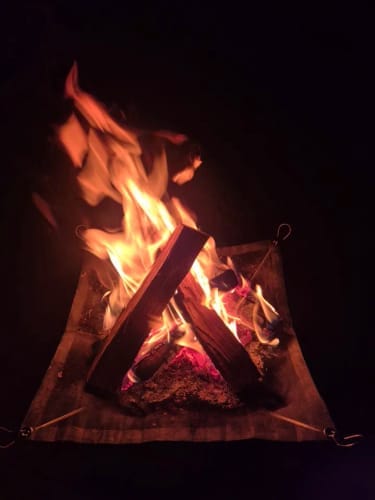 Customer photo review of Portable Fire Pit