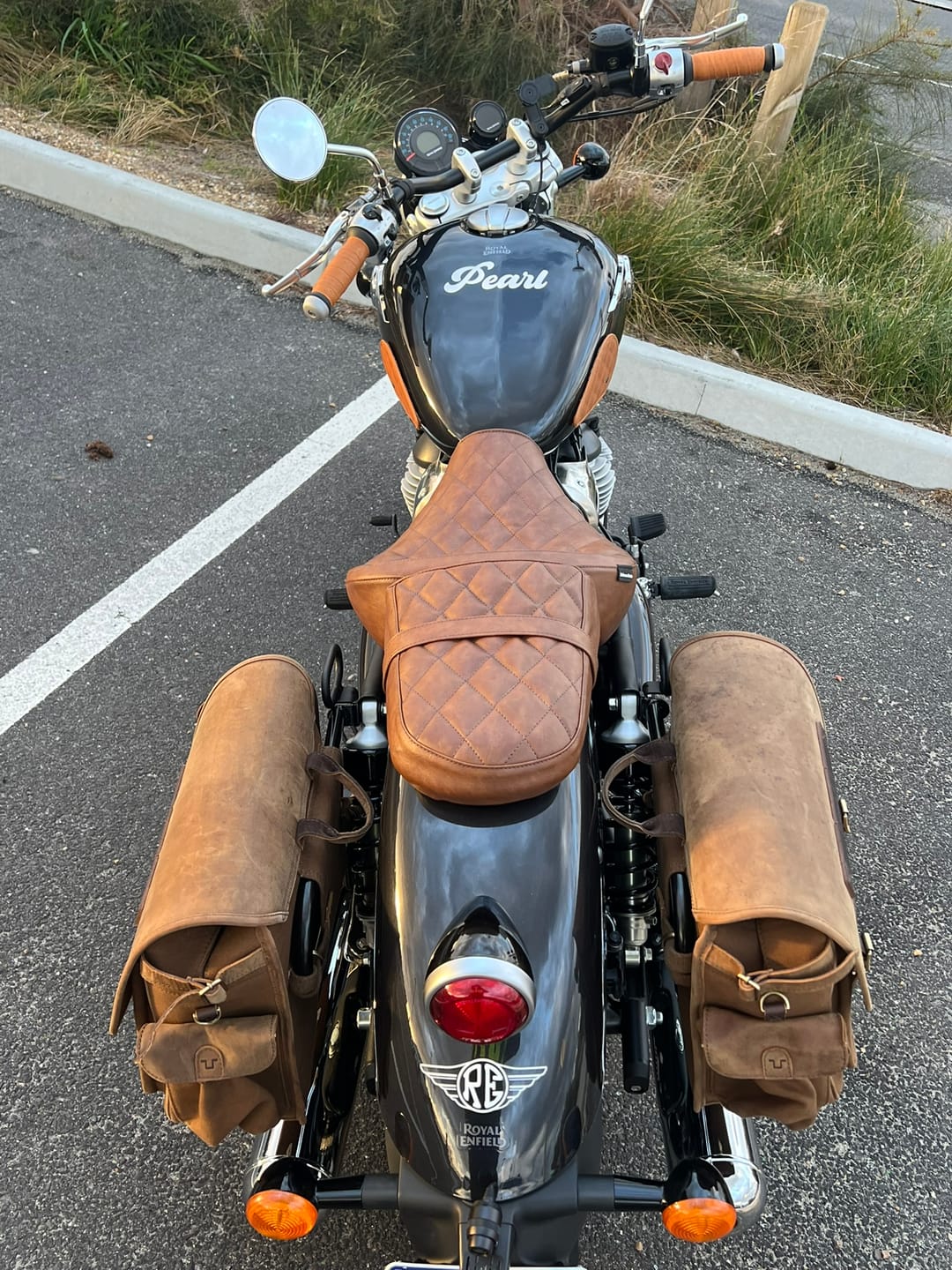 Customer photo review of expedition saddlebag