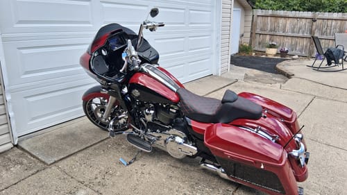 Customer photo review of HR3 Billiard Red Fairing Air Duct 2020 ROAD GLIDE  SPECIAL（FLTRXS）