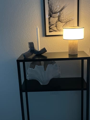 Customer photo review of Auríe Portable Lamp | Travertin & Hør | 25 cm