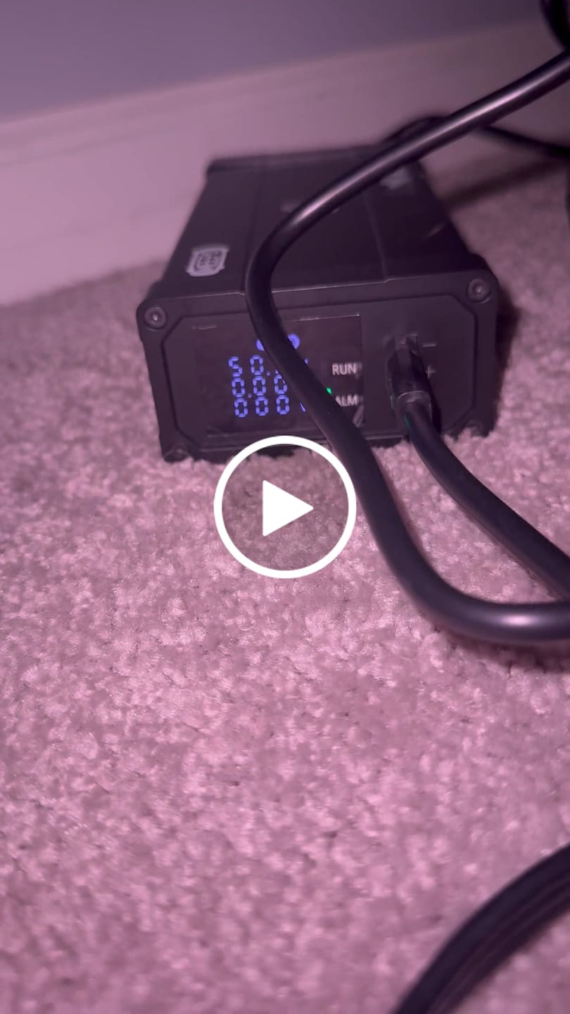 Customer video review of MEEPO 50.4V 6A/8A Gan Charger