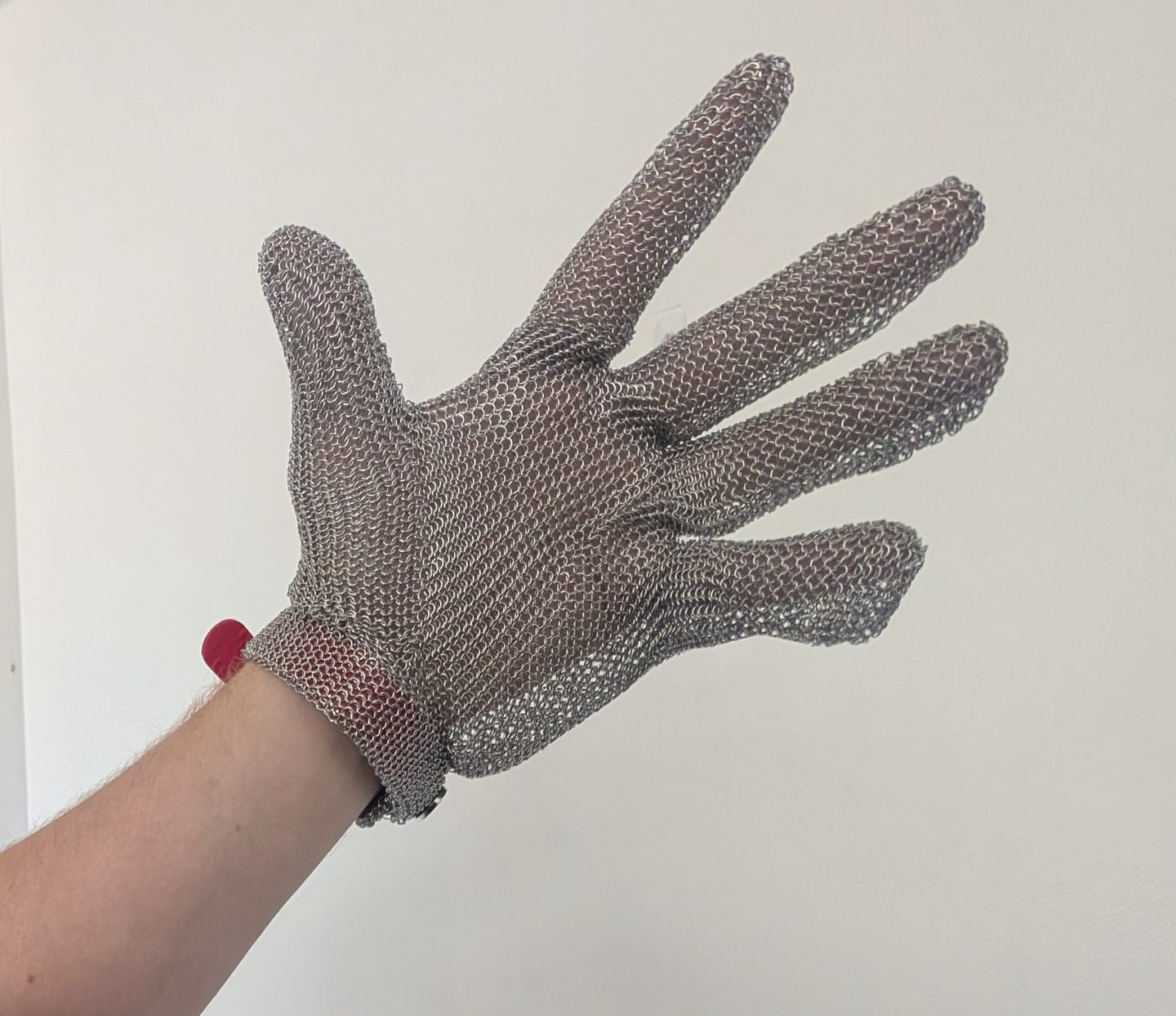 Customer photo review of Chain Mesh Gloves