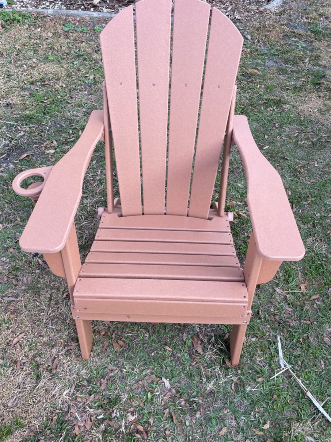 Customer photo review of Sleek Space Adirondack Folding Chair