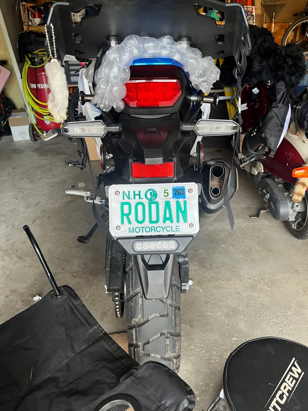 Customer photo review of Plug-&-Play B6 Brake Light for Honda Africa Twin 1100