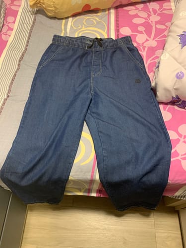 Customer photo review of 冰感A級冰科技褲頭鬆緊冰鋒牛仔褲