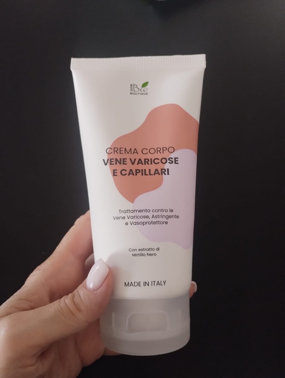 Customer photo review of Crema Vene Varicose e Capillari
