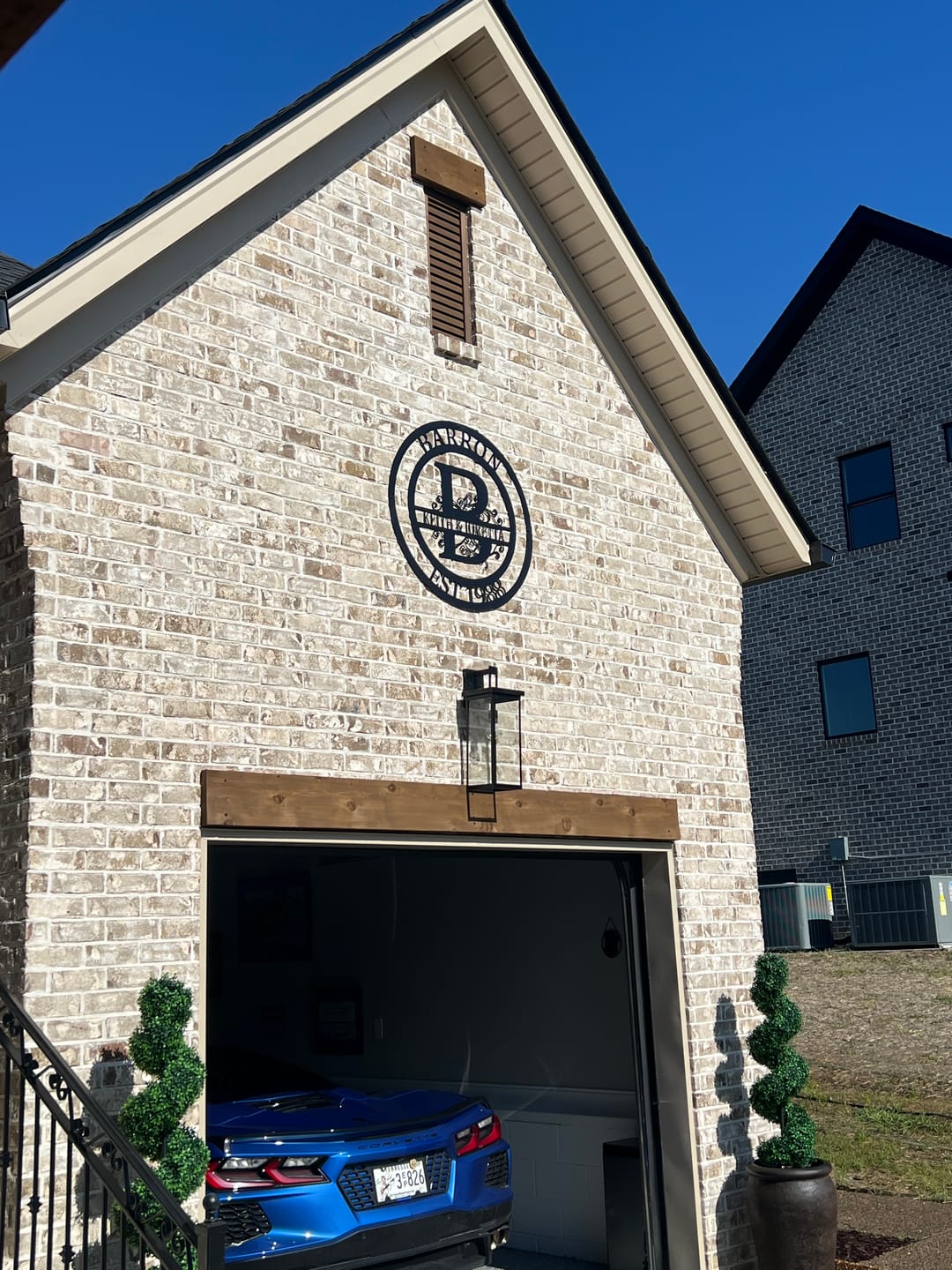 Customer photo review of Custom Metal Family Established Monogram Wall Art - 20+ Color Options