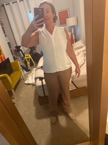 Customer photo review of Yiyan Classic Blazer - Wool Twill :: Camel