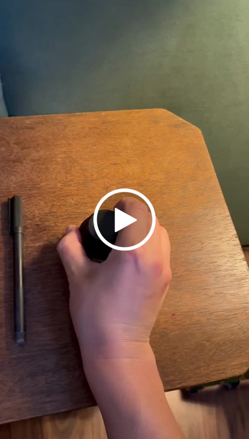 Customer video review of Refill Station for Black Marker