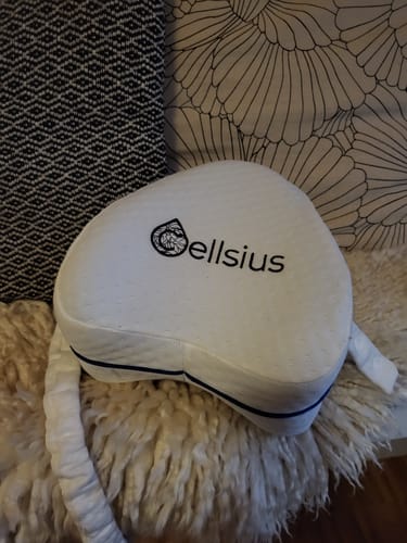 Avis photo d'un client sur Housse de rechange lavable - Coussin genoux Cellsius