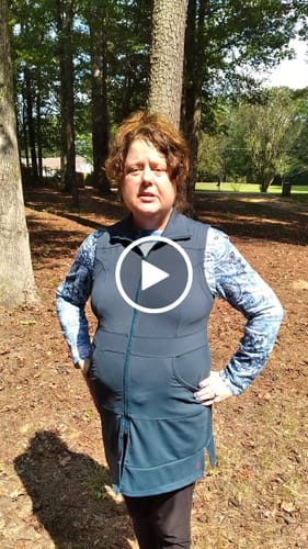 Customer video review of Carefree Lightweight Long Vest
