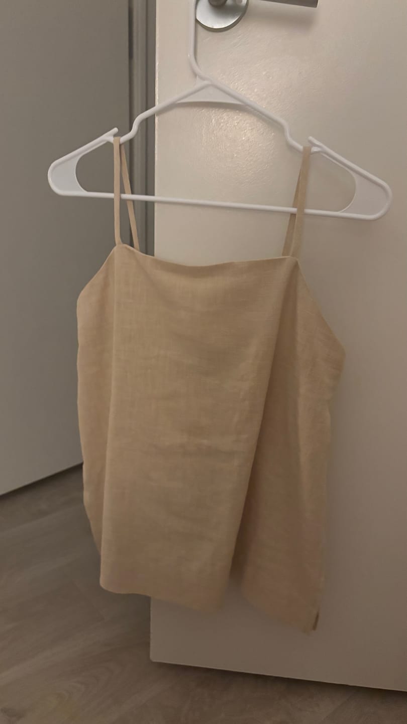 Customer photo review of LT25071 Linen Camisole Top
