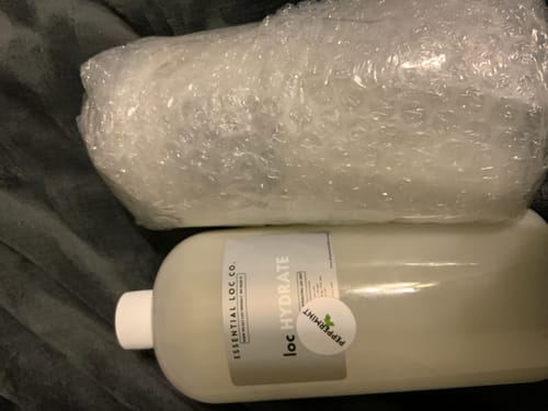 Customer photo review of Hydrate: Loc Hydrating Mist