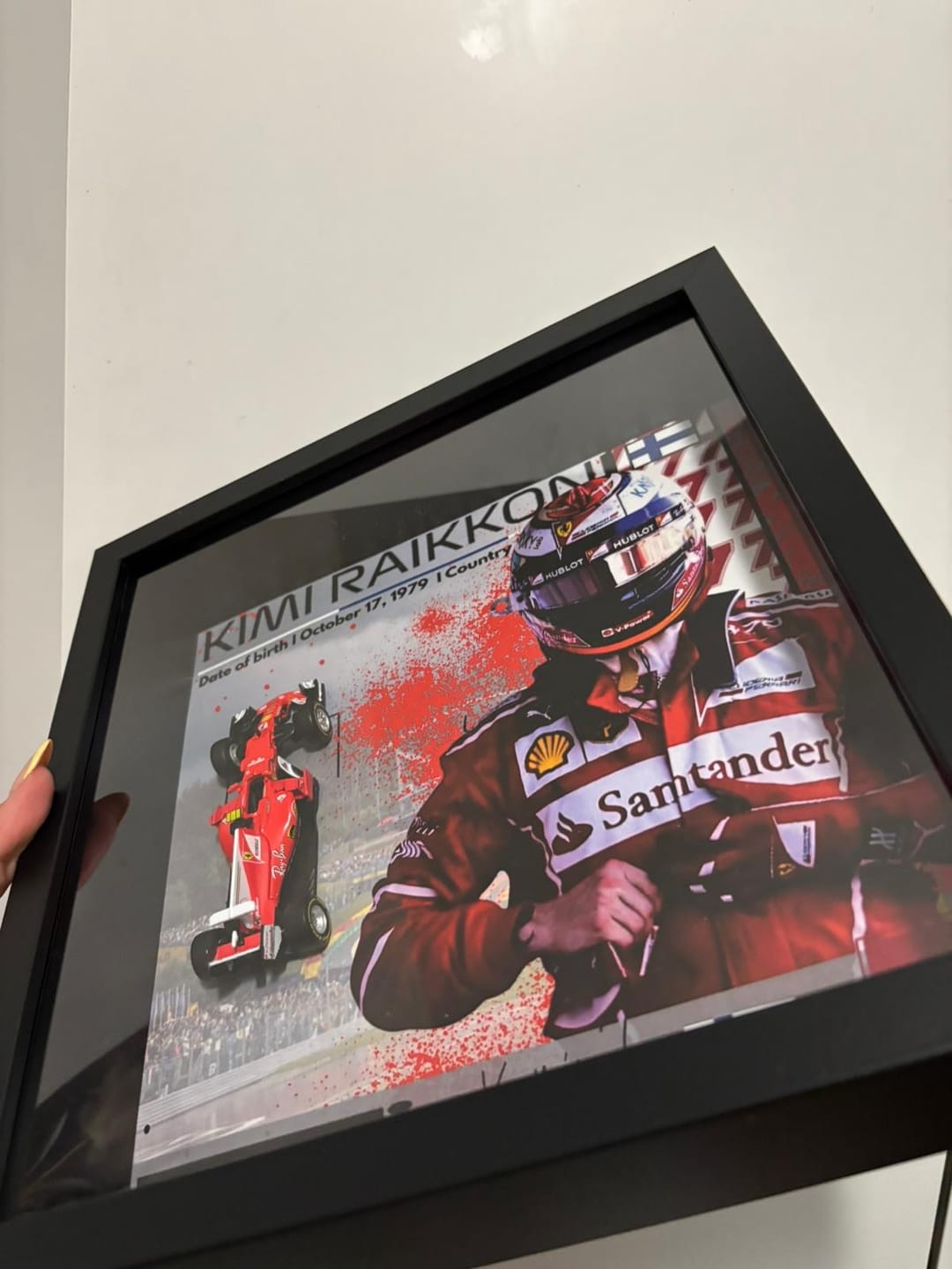 Customer photo review of Kimi Räikkönen #7 Ferarri