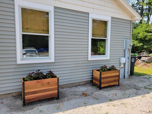 Customer photo review of 18" x 36" Planter Box - 24" TALL