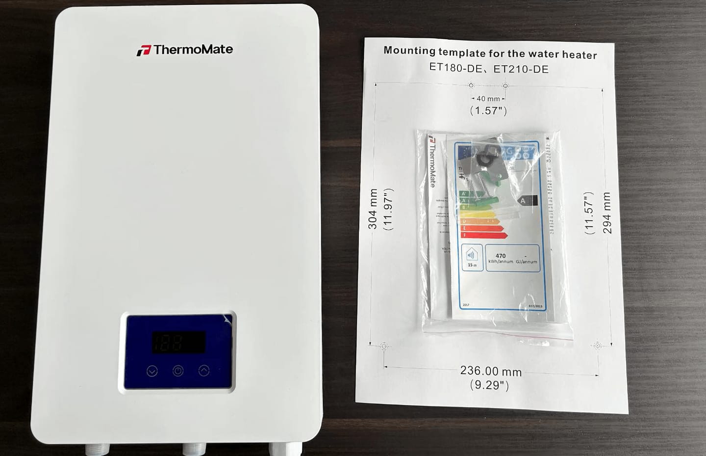 Customer photo review of 18kW Elektrischer Durchlauferhitzer – LED, 30–60 °C, Druckfest & Sicher