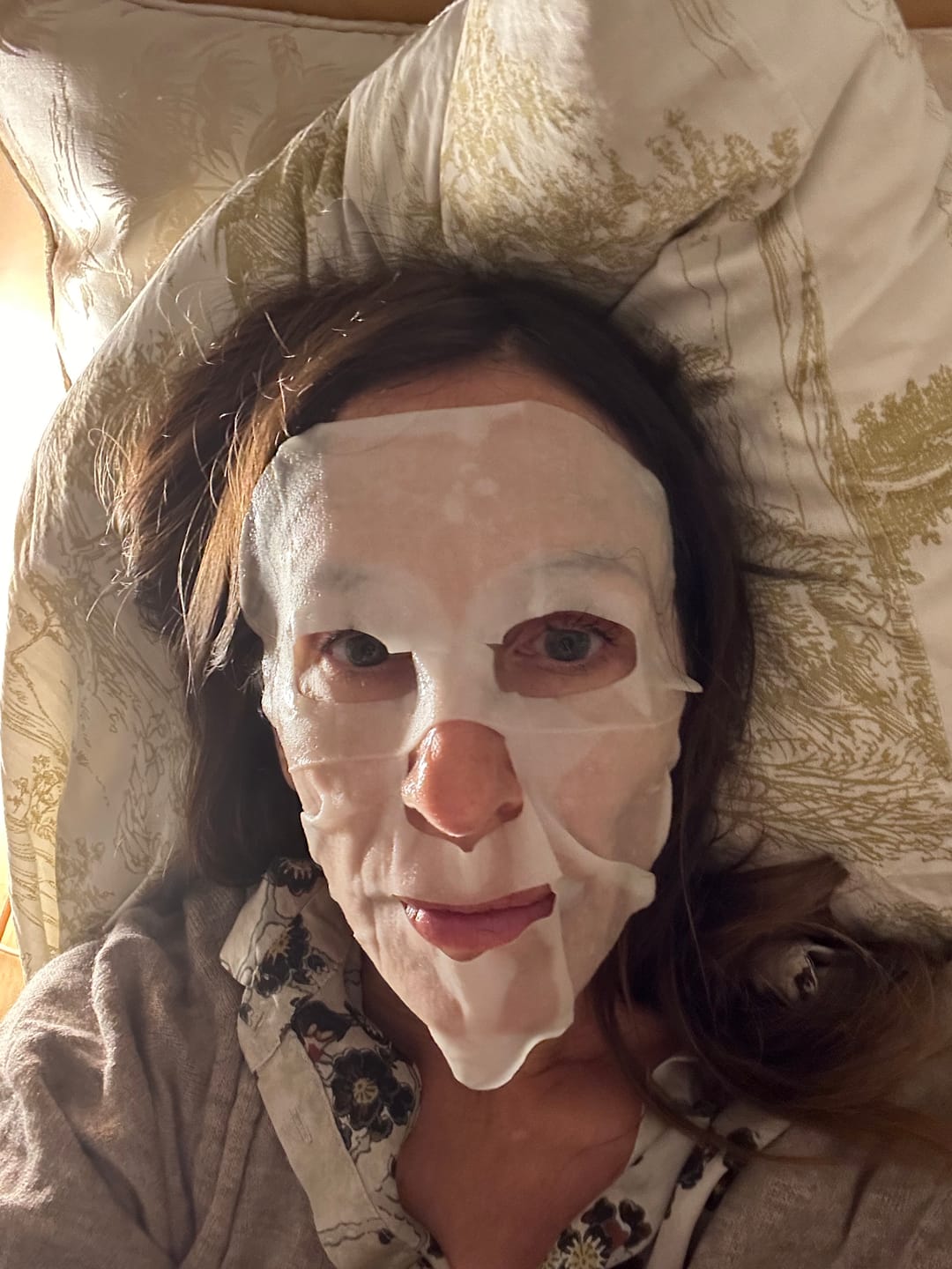 Customer photo review of Glassskinmask® - 3er Pack - Hydrogel Gesichtsmaske für strahlende Haut