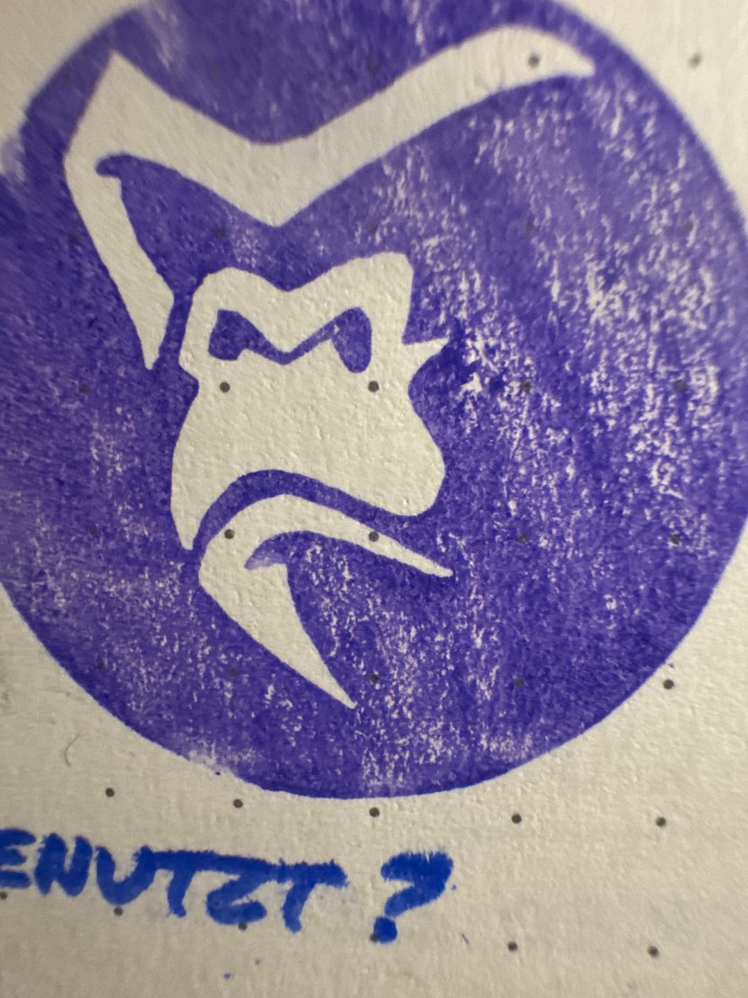 Customer photo review of Stempel mit eigenem Logo/Motiv