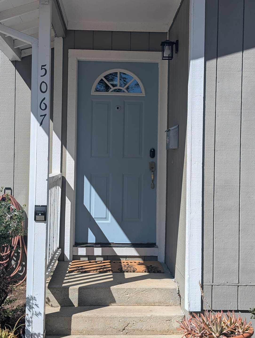Customer photo review of Clear Sunburst Glass and Frame Kit (Fanlite)