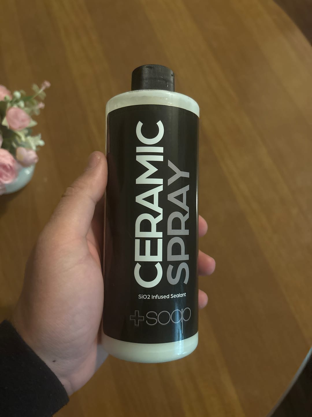 Customer photo review of +Soap Ceramic Spray