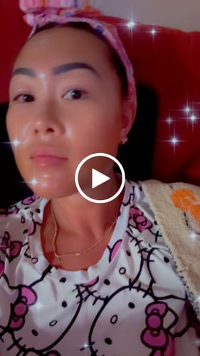 Customer video review of Collagen Night Wrapping Mask