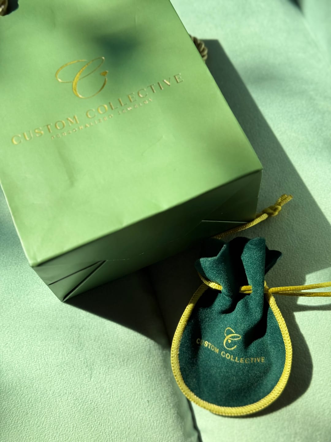 Customer photo review of Personalized Sideway Initial Necklace 18K Best Seller