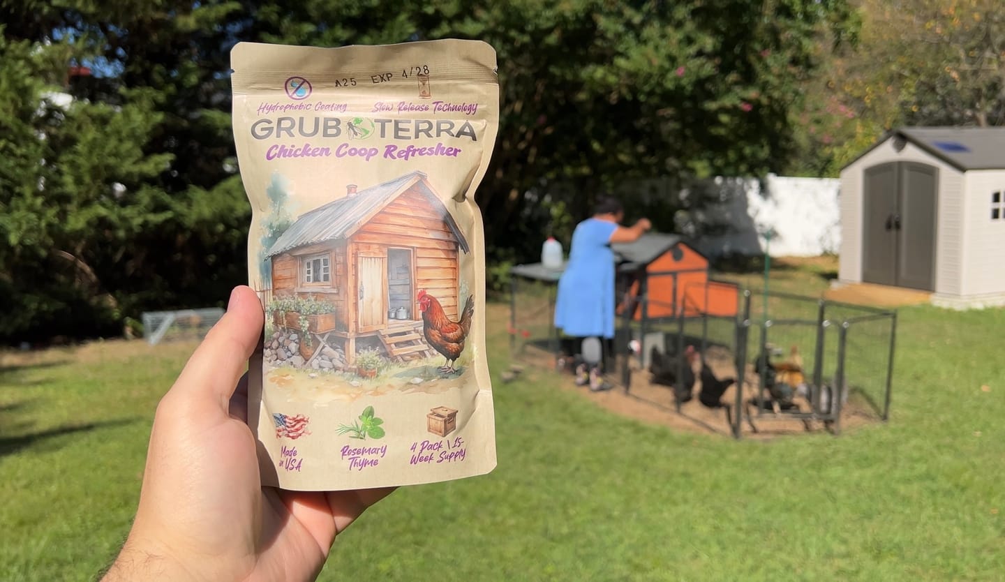 Customer photo review of GrubTerra Coop Refresher ^^^