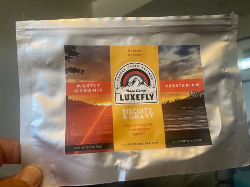 Customer photo review of Wild Mushroom Biscuits and Gravy