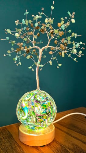 Customer photo review of Dichroic Splash Orbs