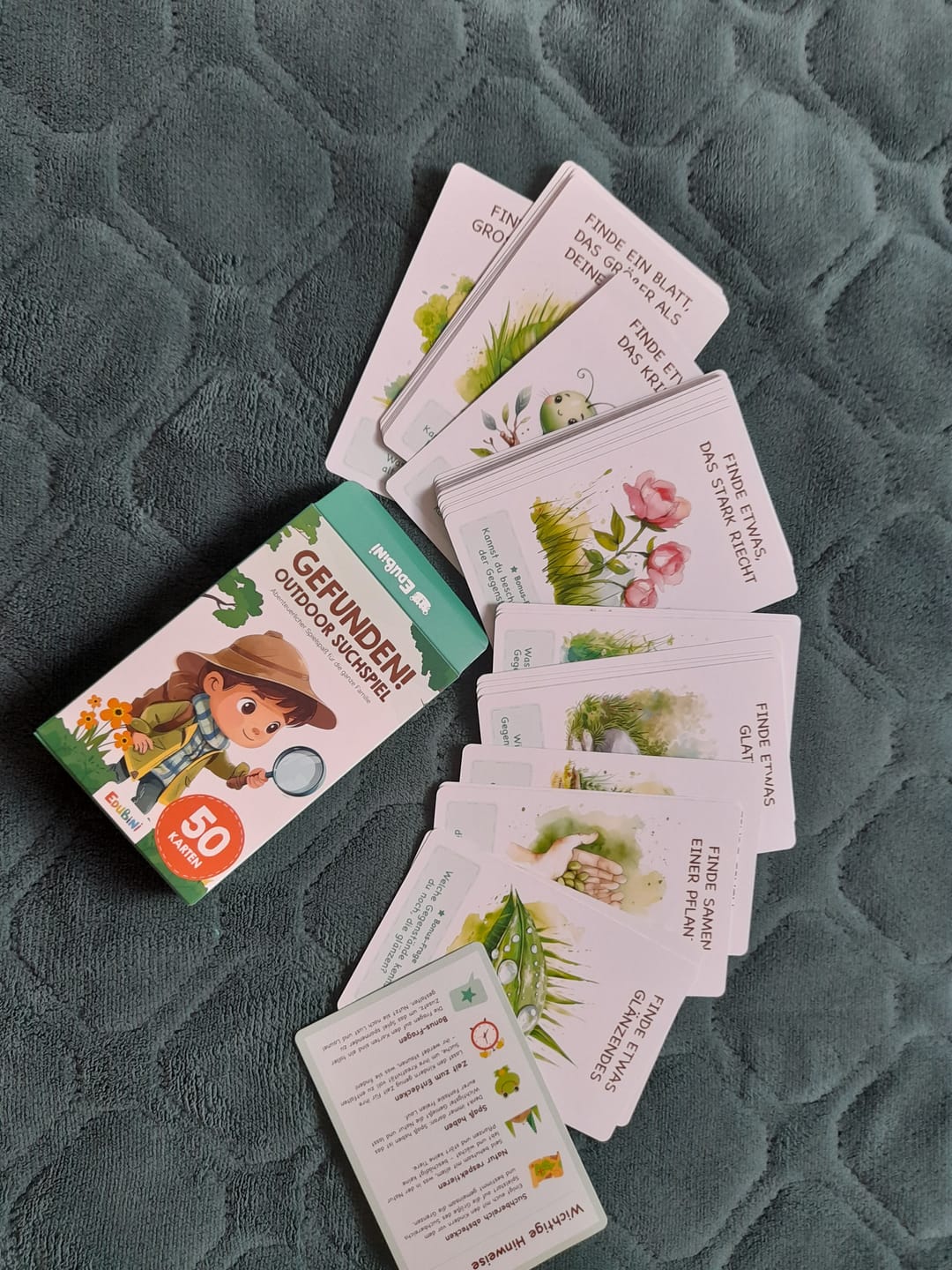 Customer photo review of Edubini Gefunden! Outdoor Suchspiel für Kinder