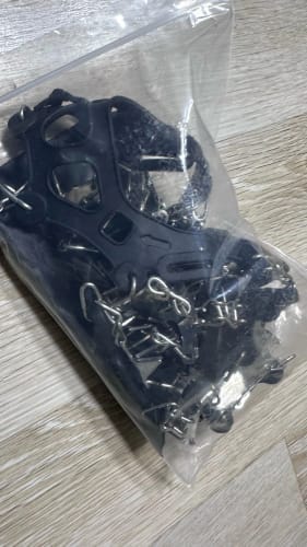 Customer photo review of Grip Spikes Ultra - Secure Traction on Ice and Snow