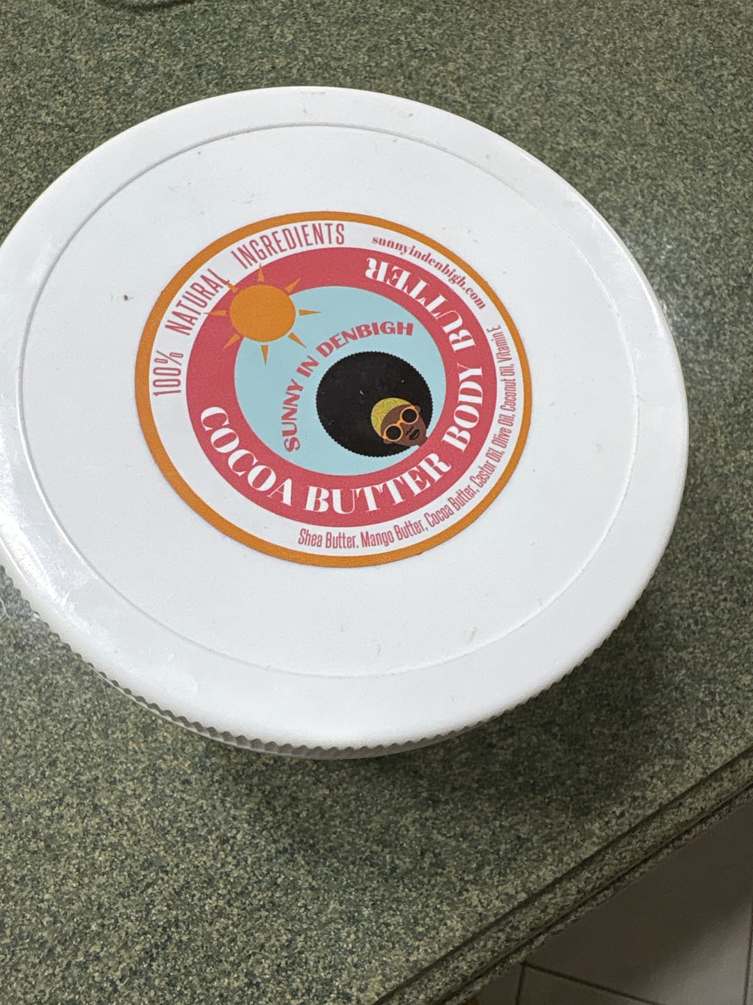 Customer photo review of Cocoa Butter Body Butter