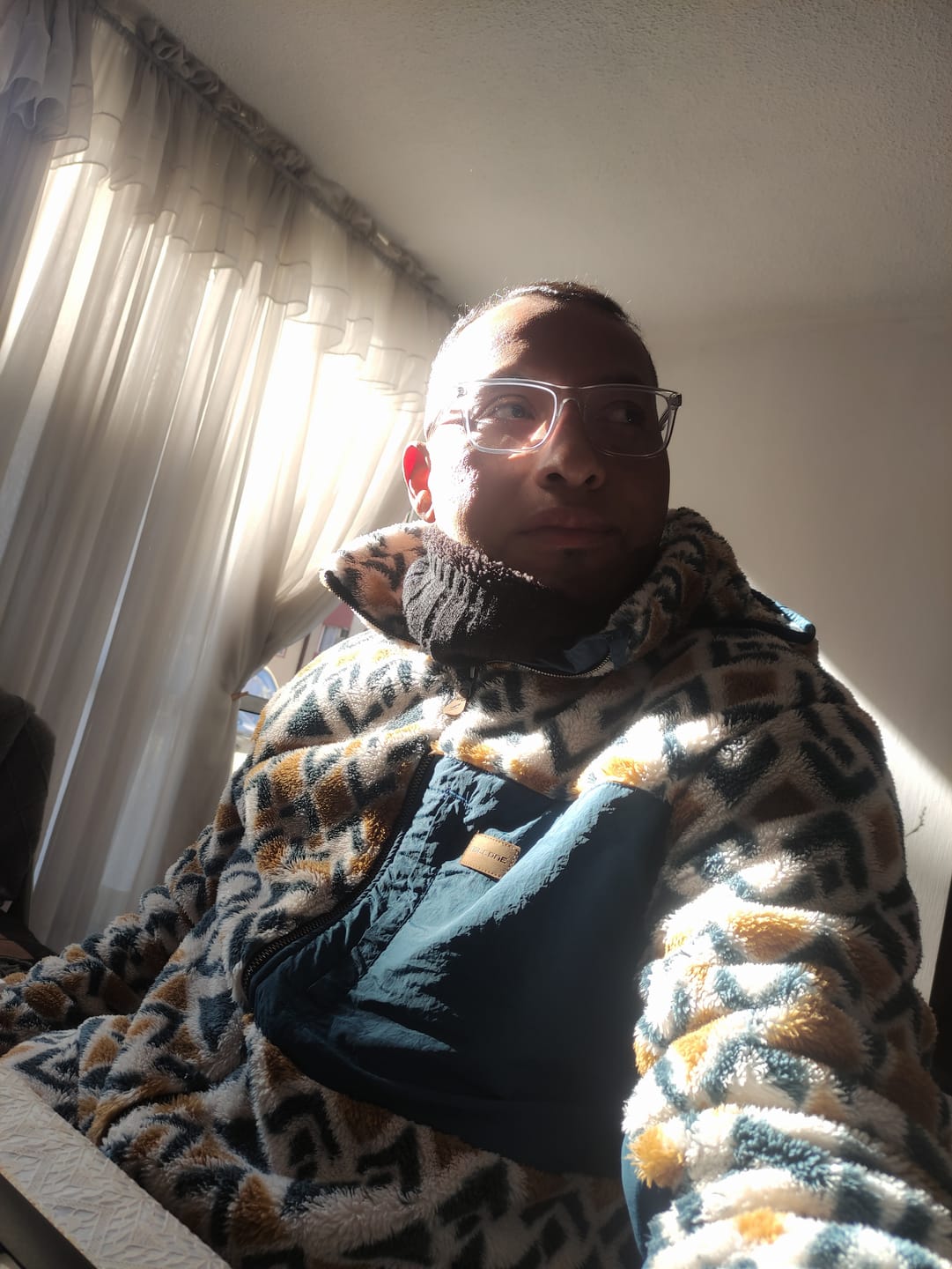 Customer photo review of Chaqueta Shaggy Waves Print (Hombre)