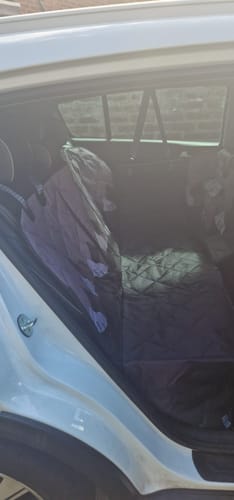 Customer photo review of Car Seat Cover - Walkies Ready® Charcoal