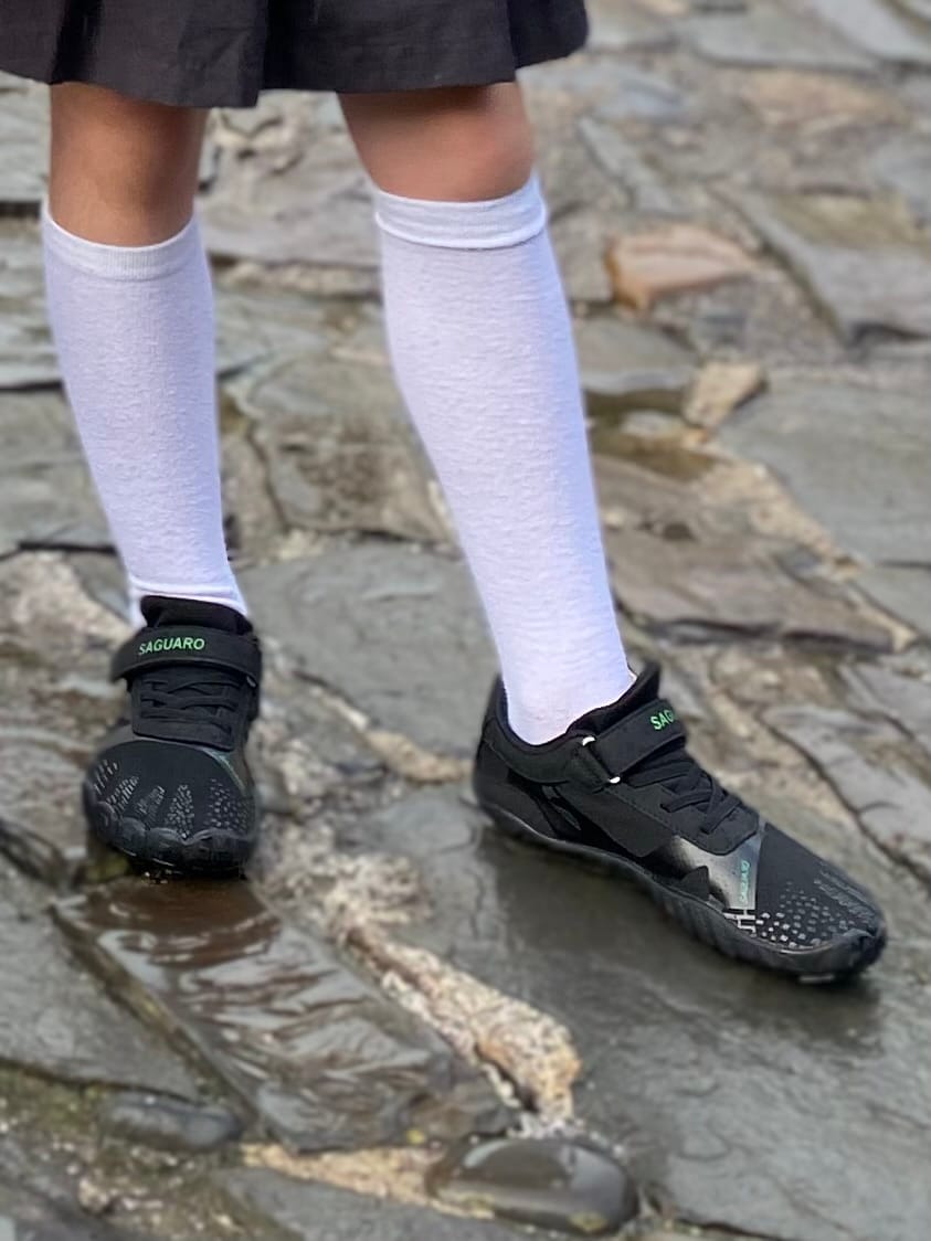 Customer photo review of Kid's Vitality III - Barefoot Shoes