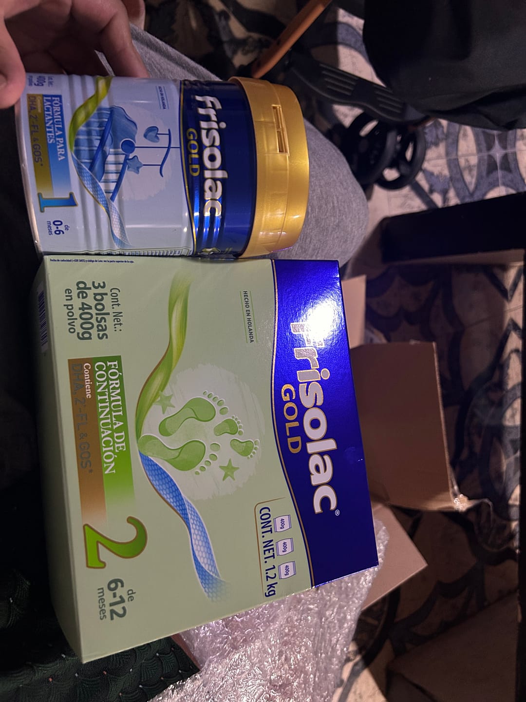 Customer photo review of Frisolac Gold 1 (0-6 Meses) Caja C/ 1.2 Kg