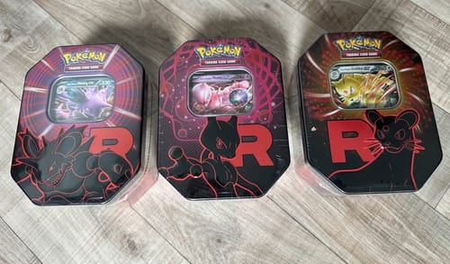 Customer photo review of Pokémon Tin-Box - Team Rockets Nidoking-ex