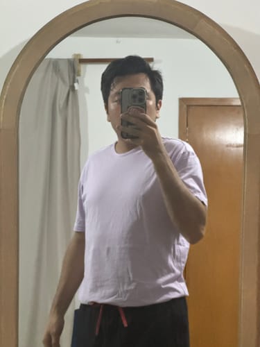 Customer photo review of Ultra Soft Relax Tee - Lavender