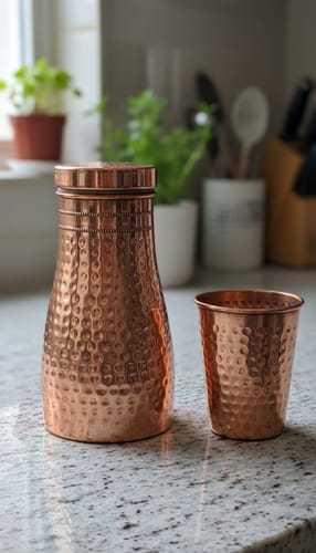 Customer photo review of Himalayan Ayurvedic Bedside Carafe