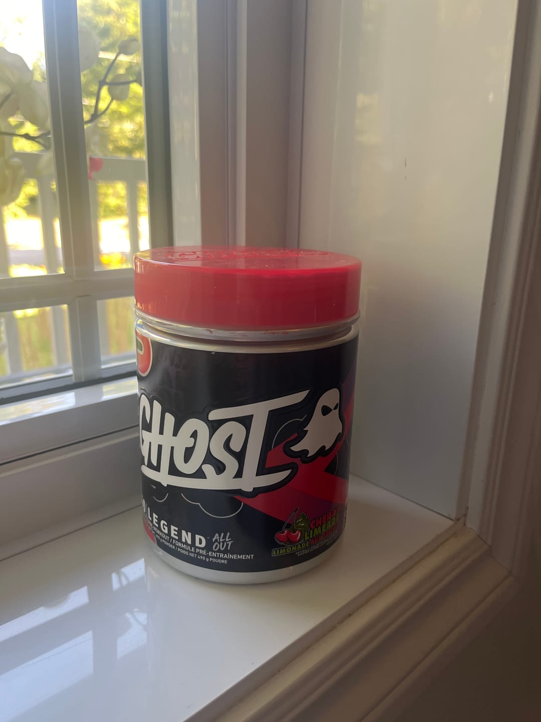 Customer photo review of Ghost - Legend All Out - Pre-Workout - 400g