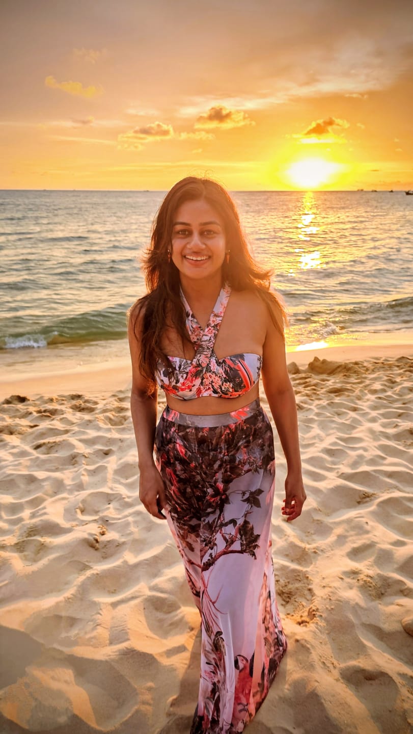 Customer photo review of Celestial swimsuit with Skirt