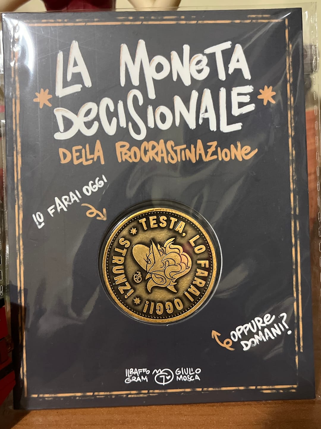 Customer photo review of Moneta Decisionale (della procrastinazione)
