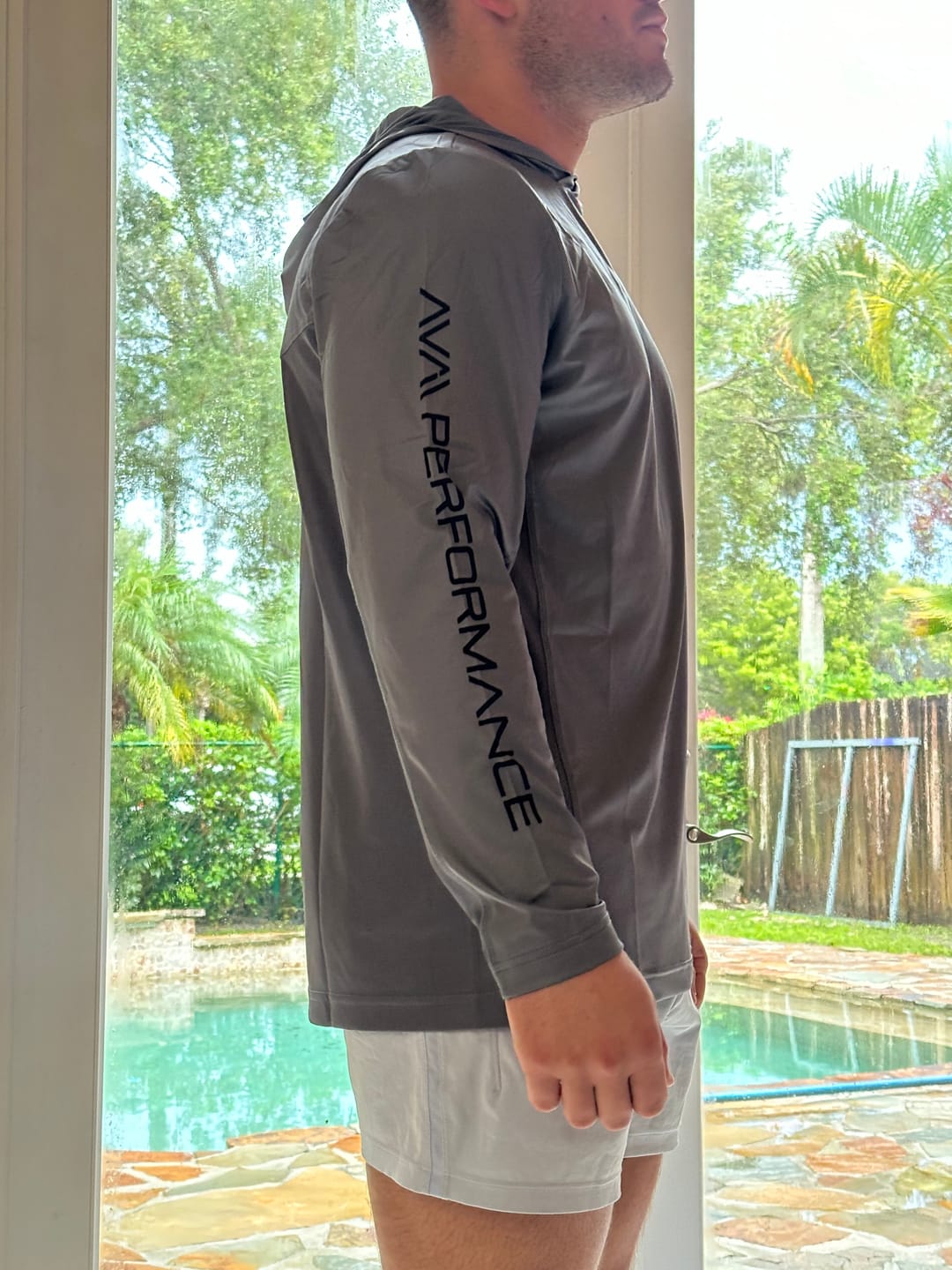 Customer photo review of ST Hooded Long Sleeve Performance Shirt