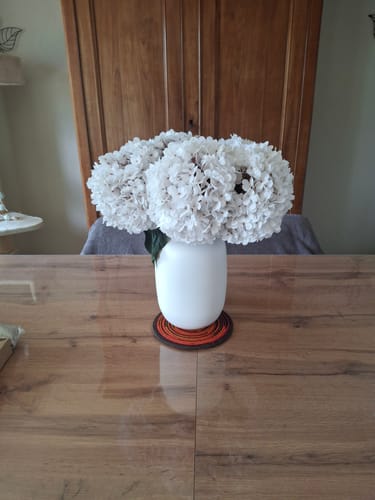 Customer photo review of Nola Vase - Mat Blanc