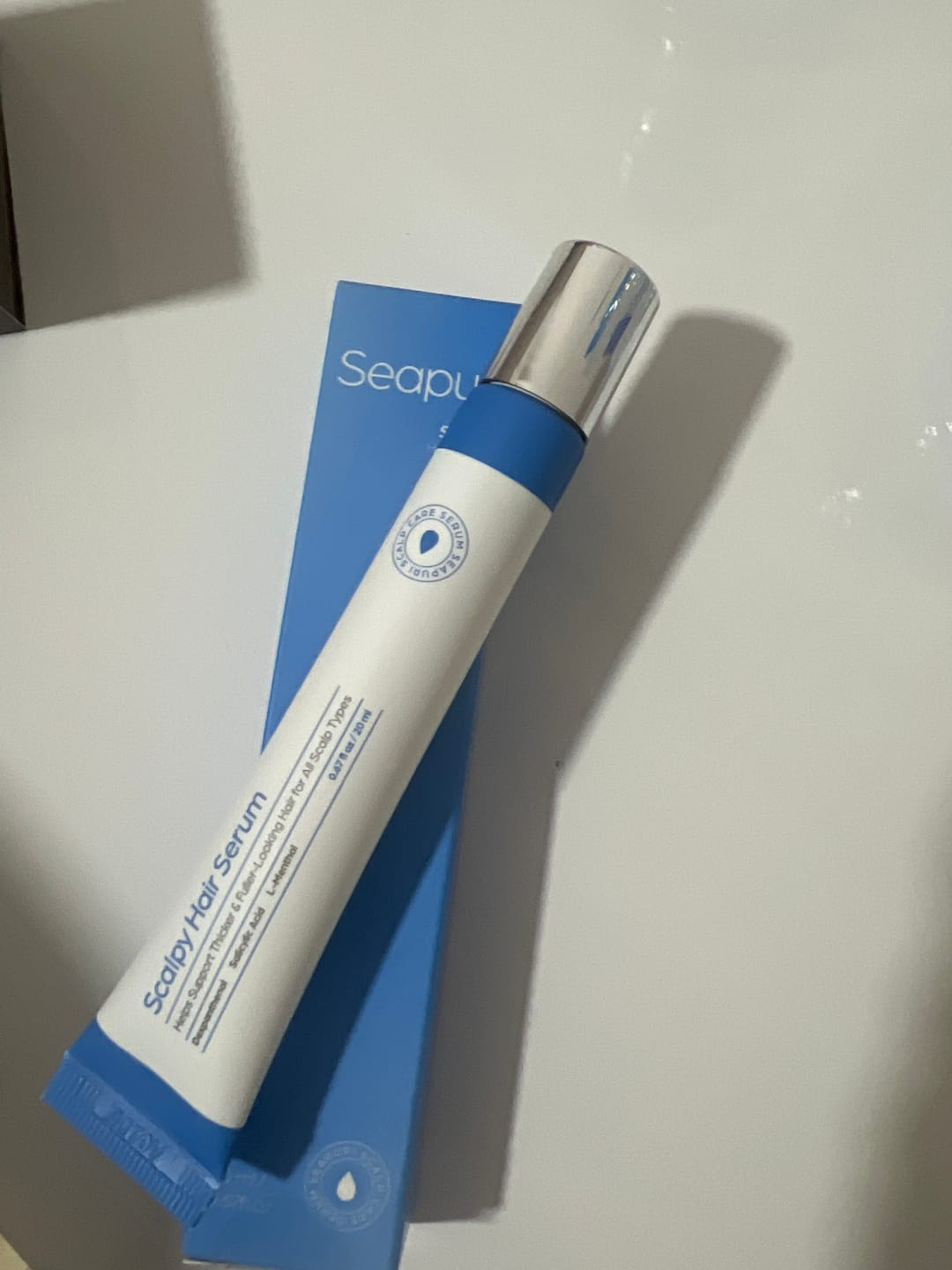 Customer photo review of سيروم سيبوري سكالبي لعلاج فروة الرأس وتخفيف التساقط - 20مل